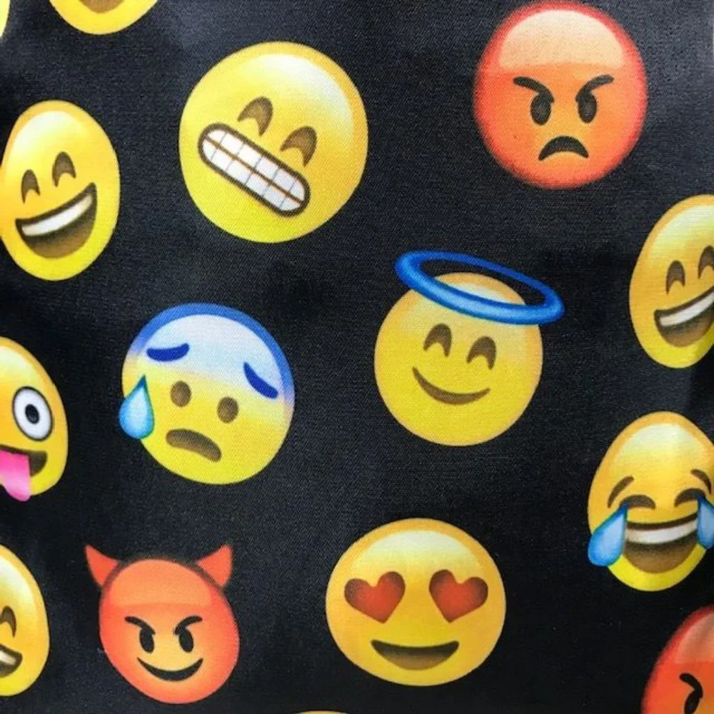 Emoji Lightweight Drawstring Bag Backpack - Picture 7 of 10